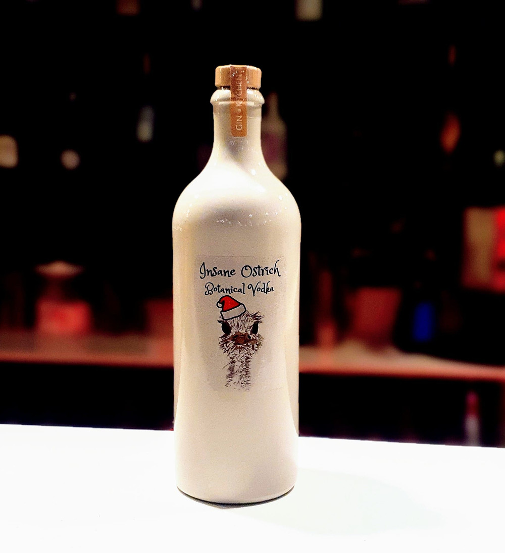 Insane Ostrich Botanical Vodka from the Gin Kitchen