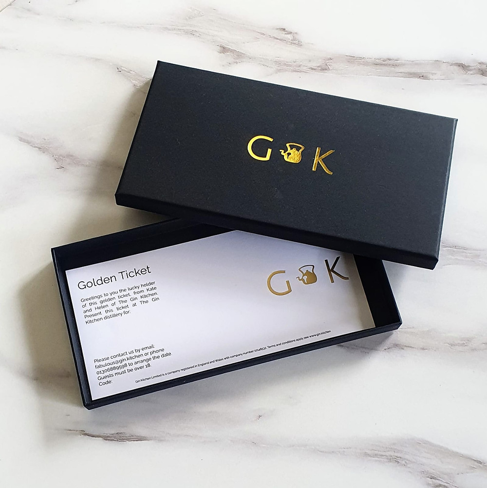 Product of the week: Gin Experience Gift Voucher - Golden Ticket