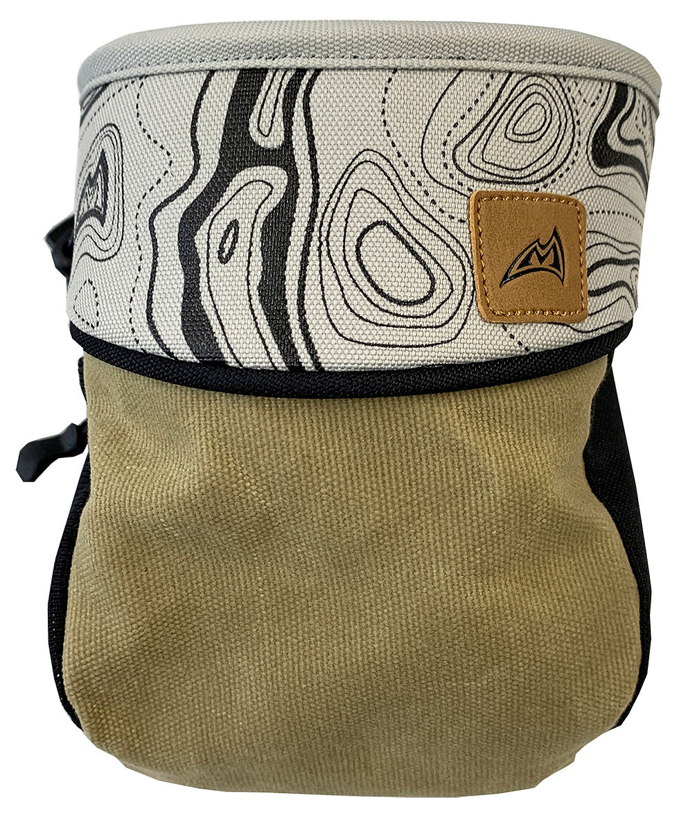 サムネイル： MADROCK BOLT CHALK BAG TOPO Design（ボルトチョークバック トポデザイン）Limited Edition