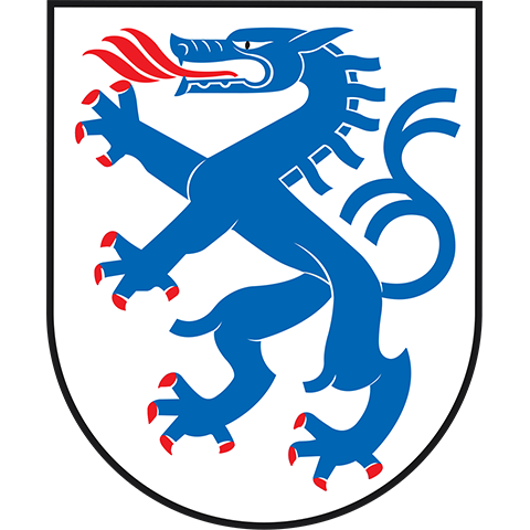 Stadtwappen von Ingolstadt mit rotem und silbernem Schachbrettmuster – repräsentiert die apoFinanz-Region in Oberbayern-Nord und steht für eine moderne, zukunftsorientierte Beratung von Fachärzt:innen und Apothekenteams.