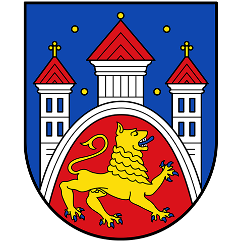 Wappen von Göttingen mit goldenem Turm auf rotem Grund – repräsentiert die akademisch geprägte apoFinanz-Beratung in Südniedersachsen, speziell für Medizinstudierende und Fachärzt:innen.