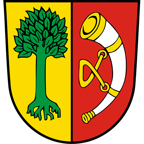 Stadtwappen von Friedrichshafen mit rotem Kreuz auf weißem Grund und goldenem Löwen – symbolisiert die apoFinanz-Beratung am Bodensee und die individuelle Unterstützung von Heilberufler:innen in der Region Oberschwaben.