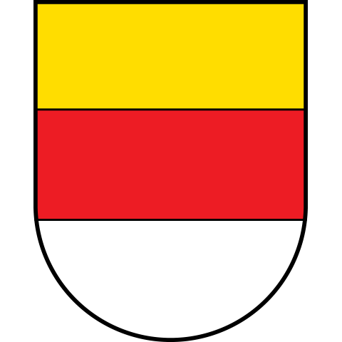 Stadtwappen von Münster mit rotem Kreuz auf silbernem Schild – repräsentiert die verlässliche apoFinanz-Beratung für Ärzt:innen, Apotheker:innen und Gründer:innen im westfälischen Raum.