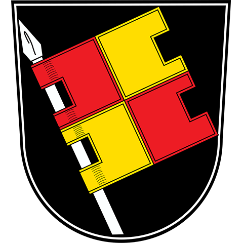 Stadtwappen von Würzburg mit rotem Schild und weißem Kreuz – steht für die apoFinanz-Beratung in Unterfranken und die enge Begleitung von Ärzt:innen und Apotheker:innen in einer traditionsreichen Universitätsstadt.