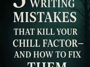 5 Horror Writing Mistakes That Kill Your Chill Factor—and How to Fix Them