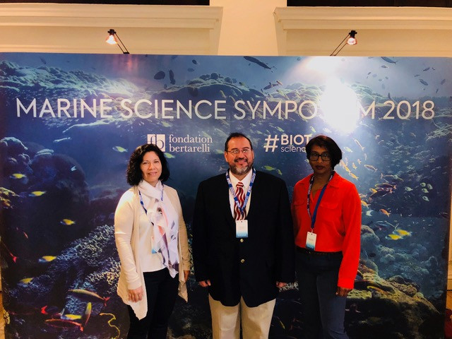 (L-R) Dr. Elma Kay, Mr. Valdemar Andrade and Dr. Leandra Cho-Ricketts