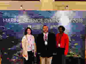 (L-R) Dr. Elma Kay, Mr. Valdemar Andrade and Dr. Leandra Cho-Ricketts