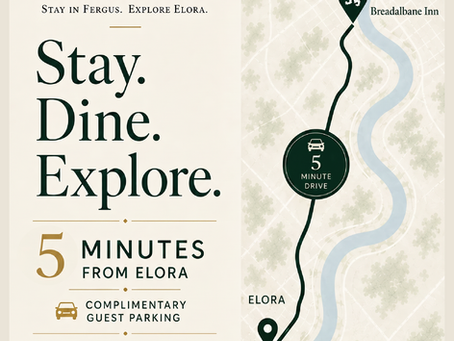 Looking for a Hotel Near Elora? Stay in Fergus and Explore Both
