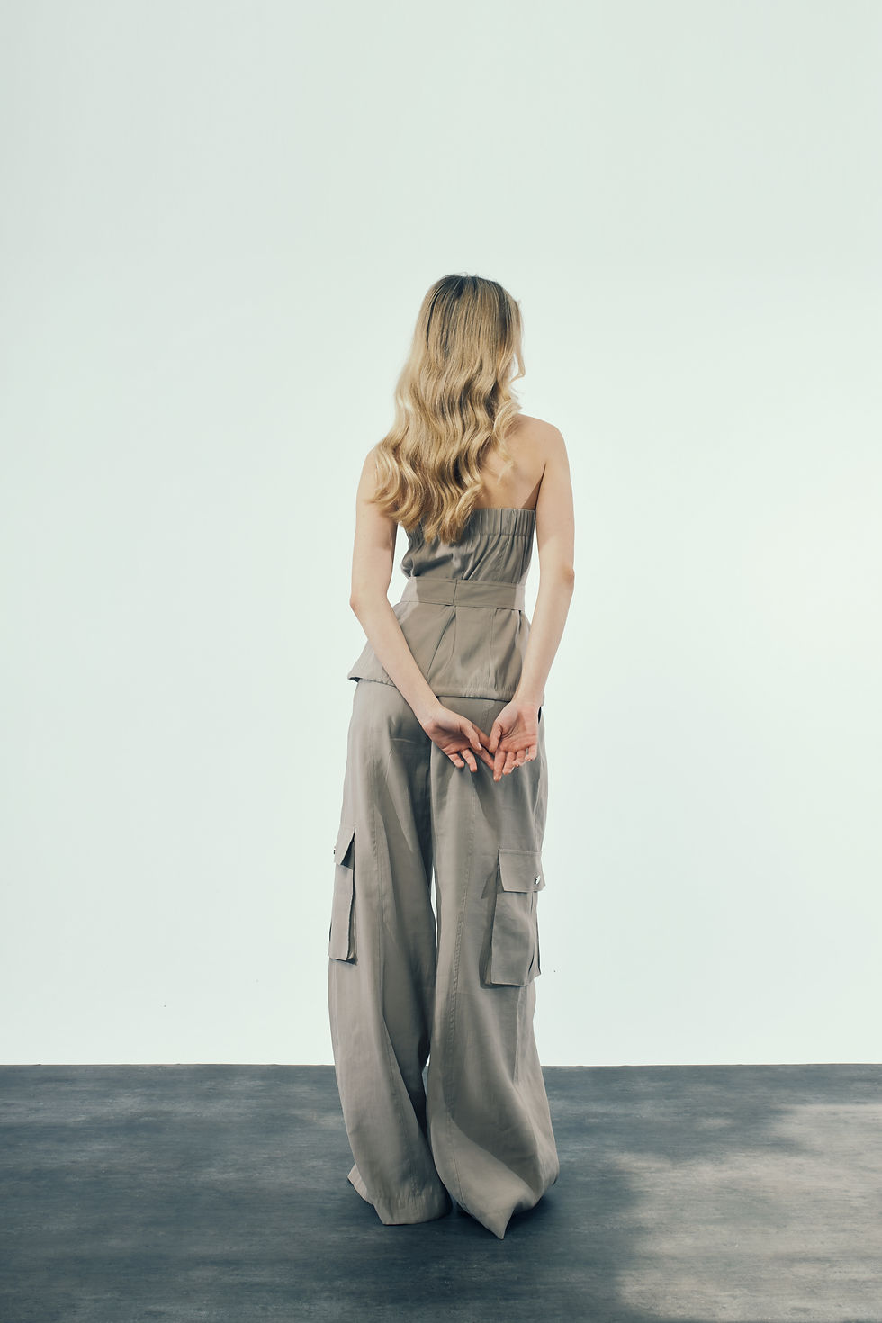 Küçük resim: Bol Kesim Cepli Kargo Pantolon