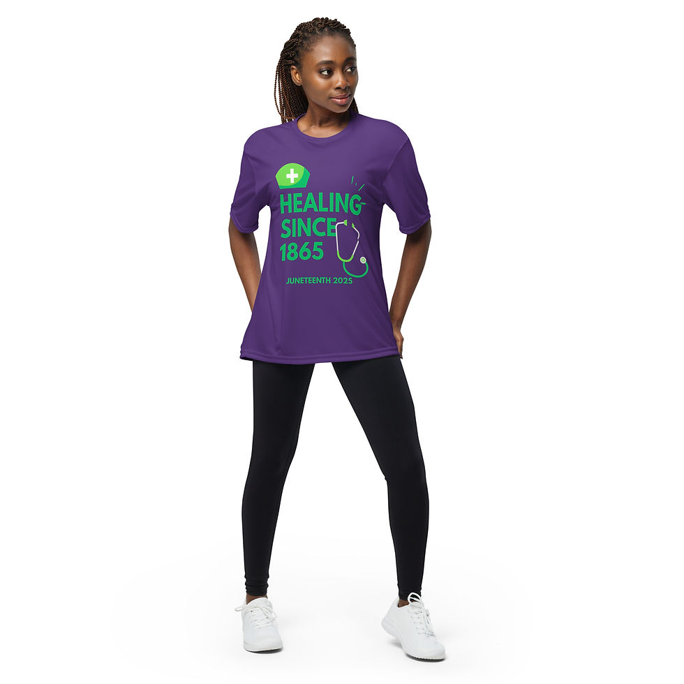 Thumbnail: “Healing Since 1865” Juneteenth Performance Tee |Unisex performance  t-shirt