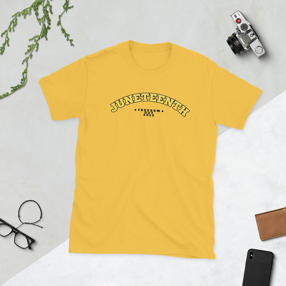 Thumbnail: Juneteenth Freedom Day 2025 – Commemorative Short-Sleeve Unisex T-Shirt