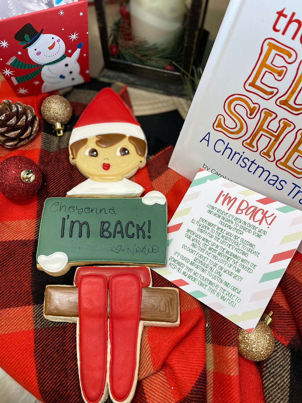 "I'm back!" Elf Cookie Set (3)