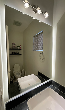 espejo con luz led