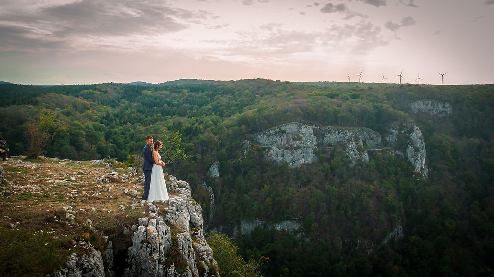 Photographie mariage (paysage du Jura)