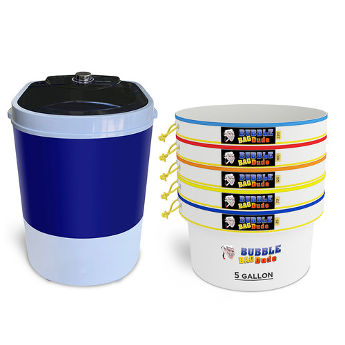 Buy Bubble Machine 5 Gallon with 5 Bag Kit All Mesh Bubble Hash Bags