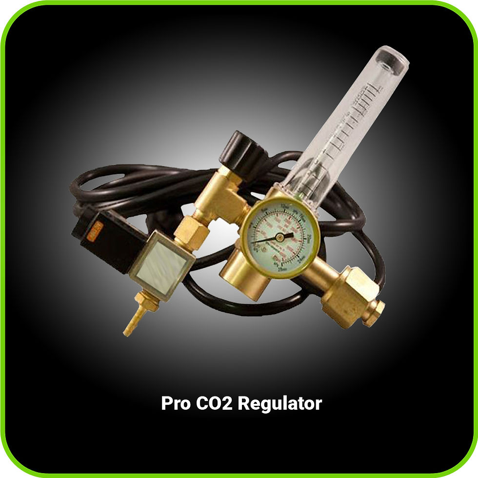 Hydroponics (Co2) Regulator Emitter System with Solenoid Valve