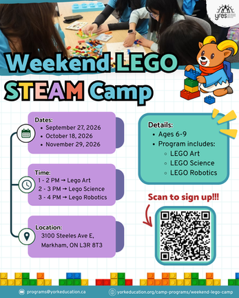 Weekend LEGO STEAM Camp