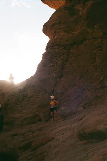 portrait of a girl on 35mm film