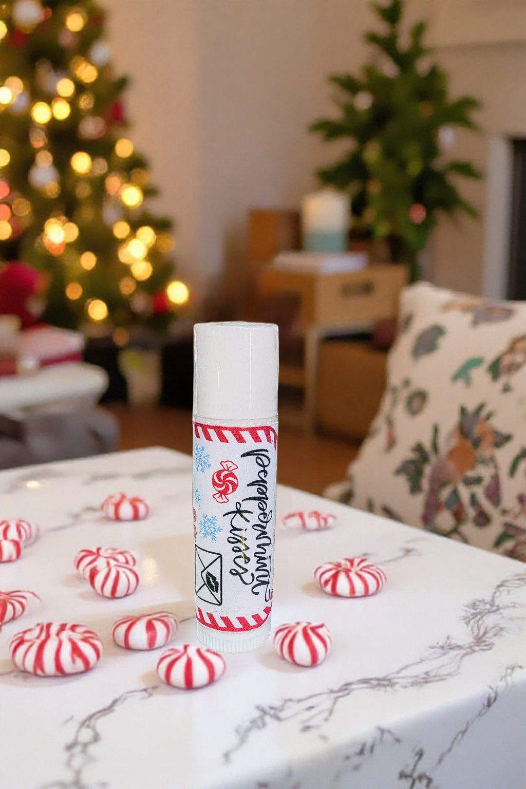 Peppermint Kisses All-Natural Lipbalm