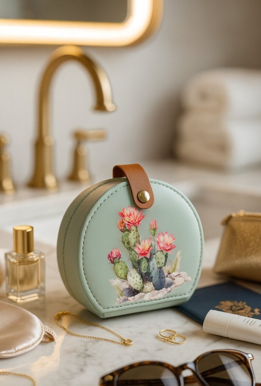 Travel Jewelry Box- Desert Design