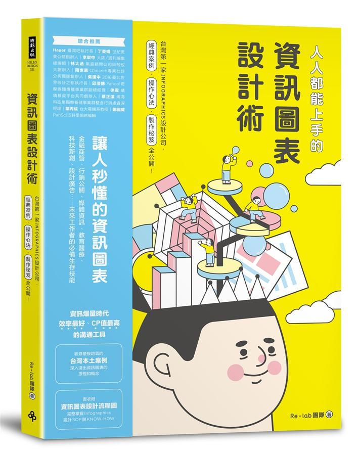 人人都能上手的資訊圖表設計術: 台灣第一家Infographic設計公司, 經典案例、操作心法、製作祕笈全公開!