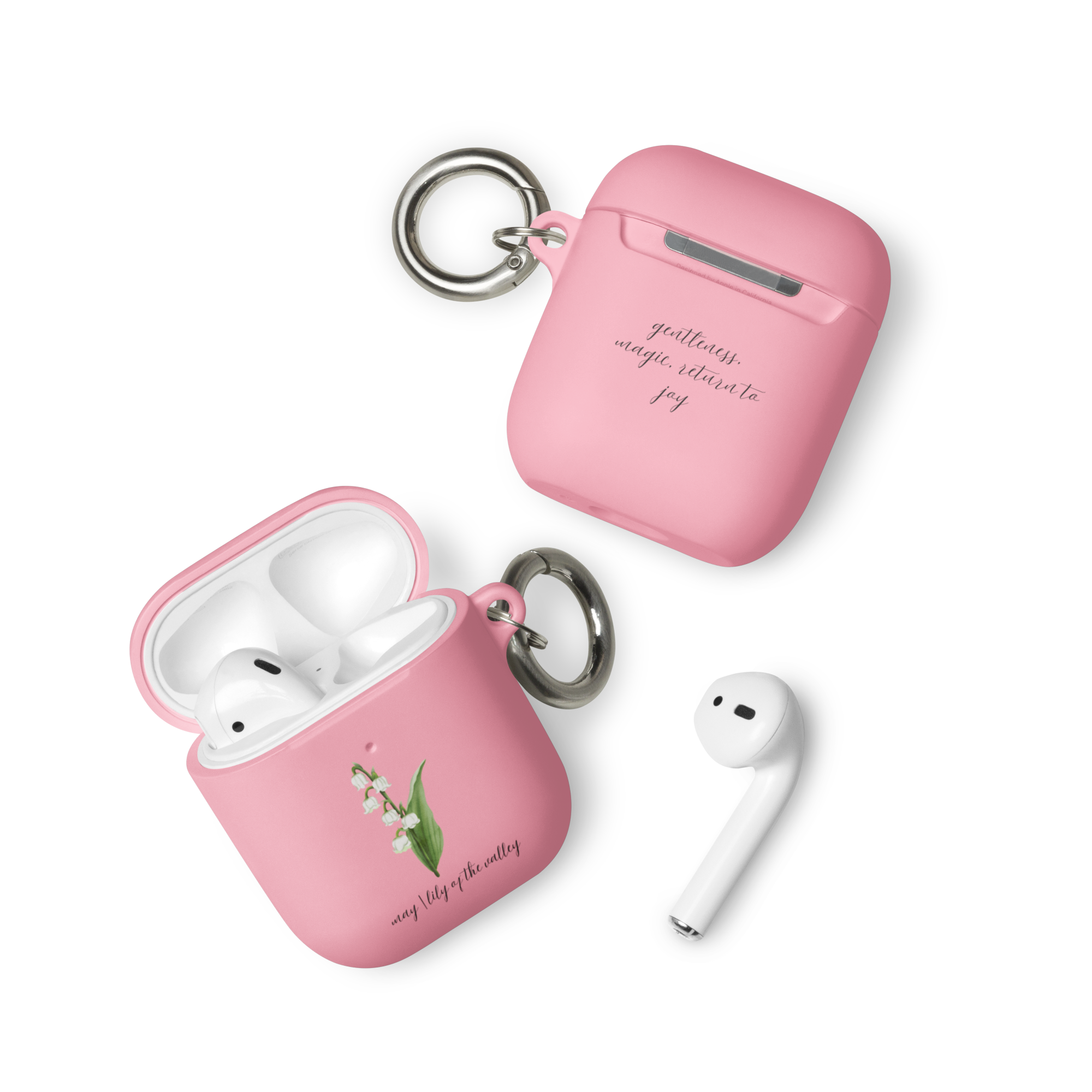 May Flower--Lilies of the Valley | Rubber Case for AirPods®