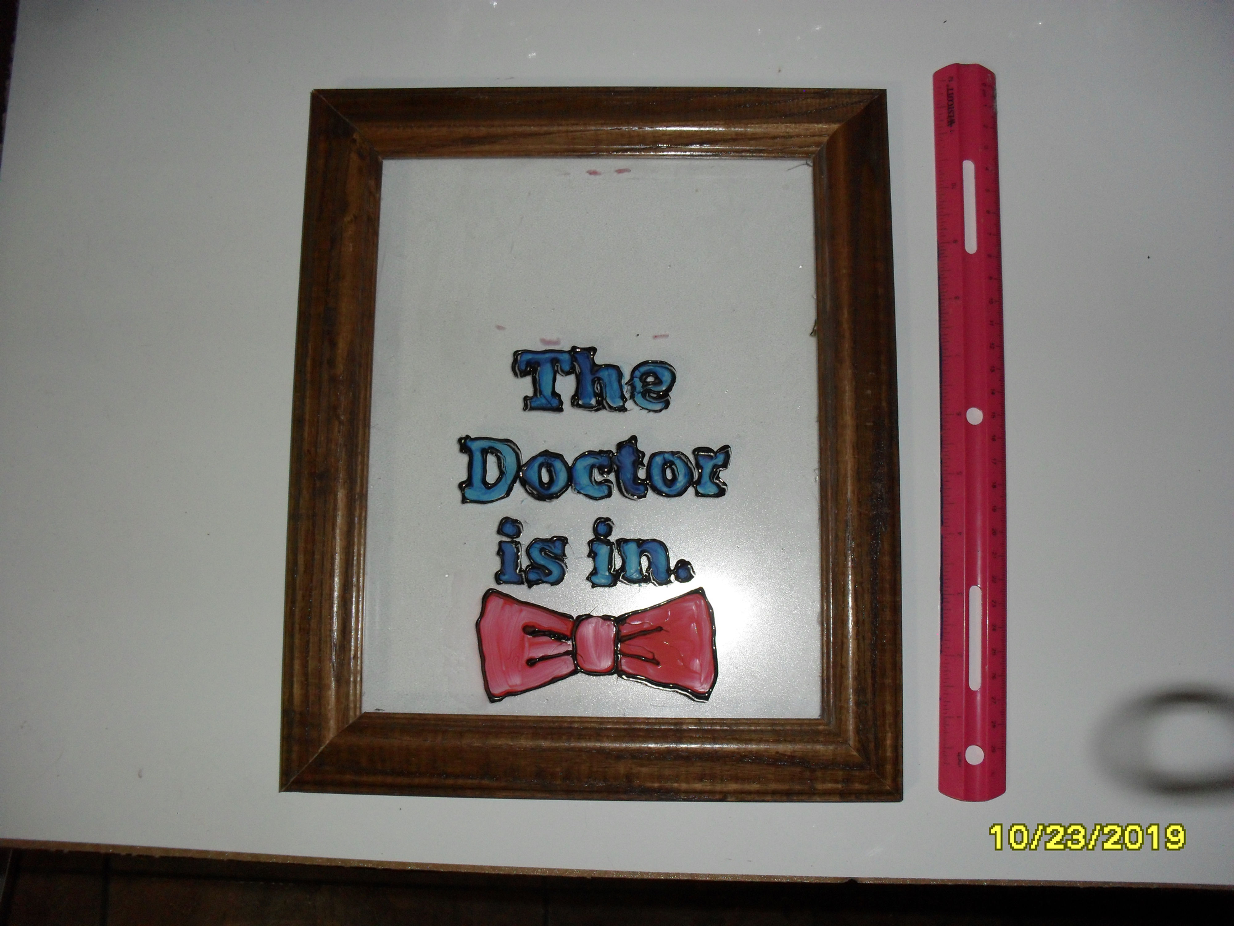 Dr Who inspired Faux Stained Glass!