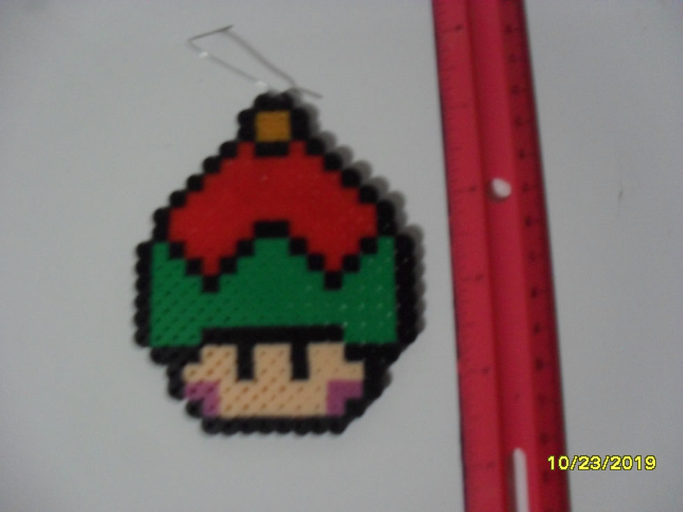 Thumbnail: Mario Mushroom inspired Holiday ornaments!