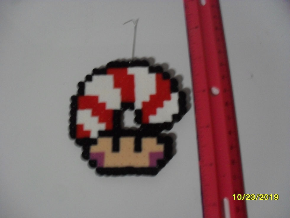 Thumbnail: Mario Mushroom inspired Holiday ornaments!