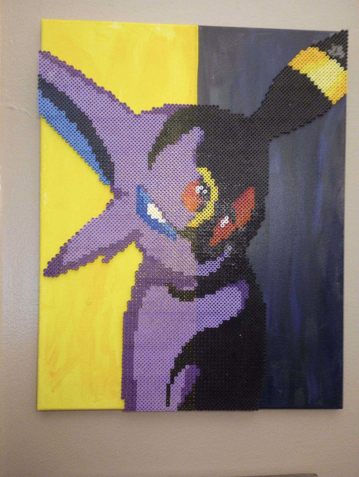 Umbreon/espeon fusion!  pokemon inspired!