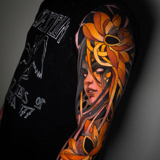 Inkology Tattoo Art Gallery Denver, CO artist Jean Paul Marat examples of tattoo art