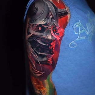 Color and opaque grey artist