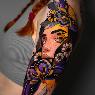 Inkology Tattoo Art Gallery Denver, CO artist Jean Paul Marat examples of tattoo art