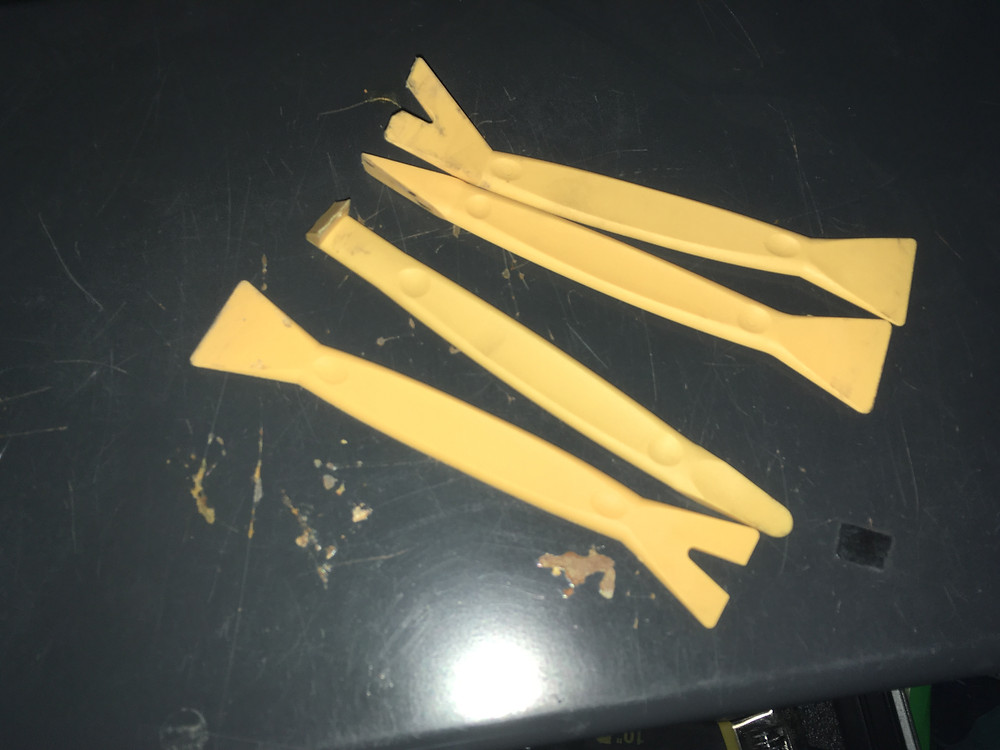 Molding removal tools. Tyro Racing a Race team.