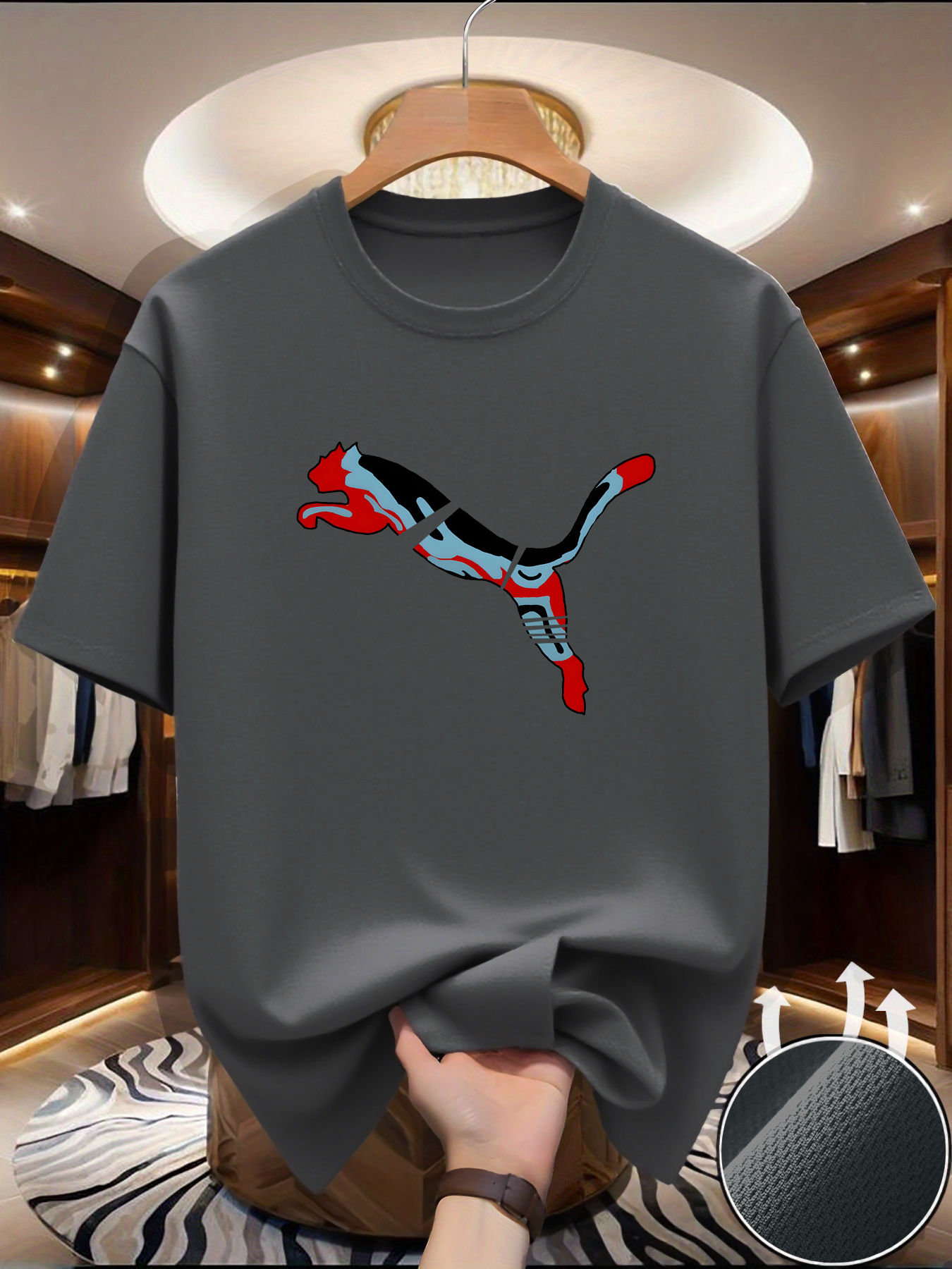 Apex Core – Men's Urban Performance Graphic T-Shirt