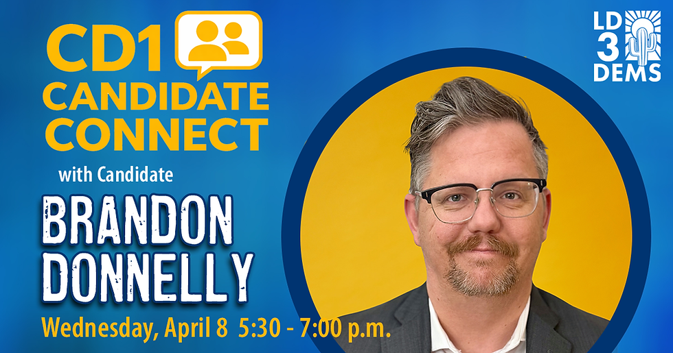 CD1 Candidate Connect: Brandon Donnelly