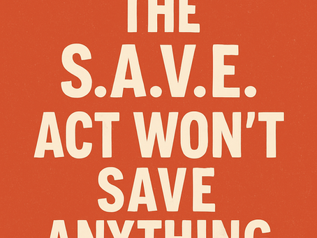 The S.A.V.E. Act Won’t Save Anything