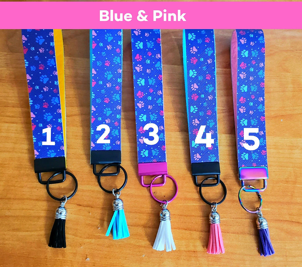 Thumbnail: Faux Leather Wristlets with Tassle 