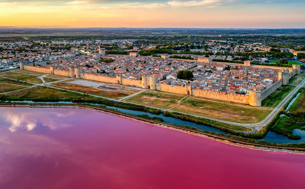 Sunrise at Aigues-Mortes
