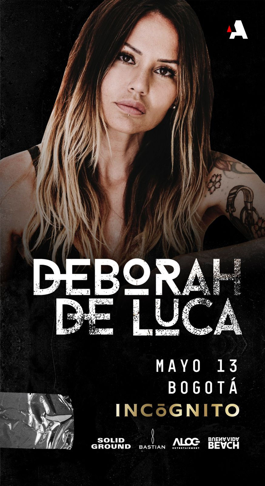 DEBORAH DE LUCA - BOGOTÁ - 100K GENERAL - 130K VIP