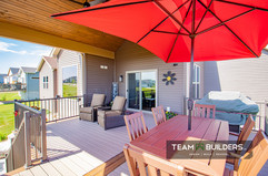 New overhang addition over composite deck in Cedar Falls, IA