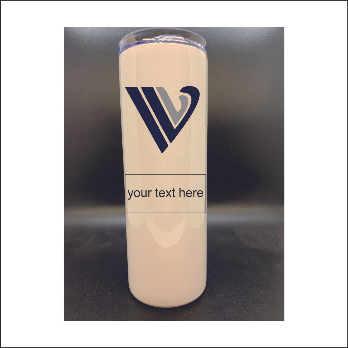 20 OZ SKINNY TUMBLER WITH  IVL LOGO