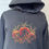 Thumbnail: Black sweatshirt fall pumpkin front view