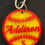 Thumbnail: Bag tags/keychain Baseball/Softball