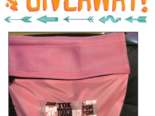Cheerleader cinch bag giveaway