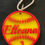 Thumbnail: Bag tags/keychain Baseball/Softball