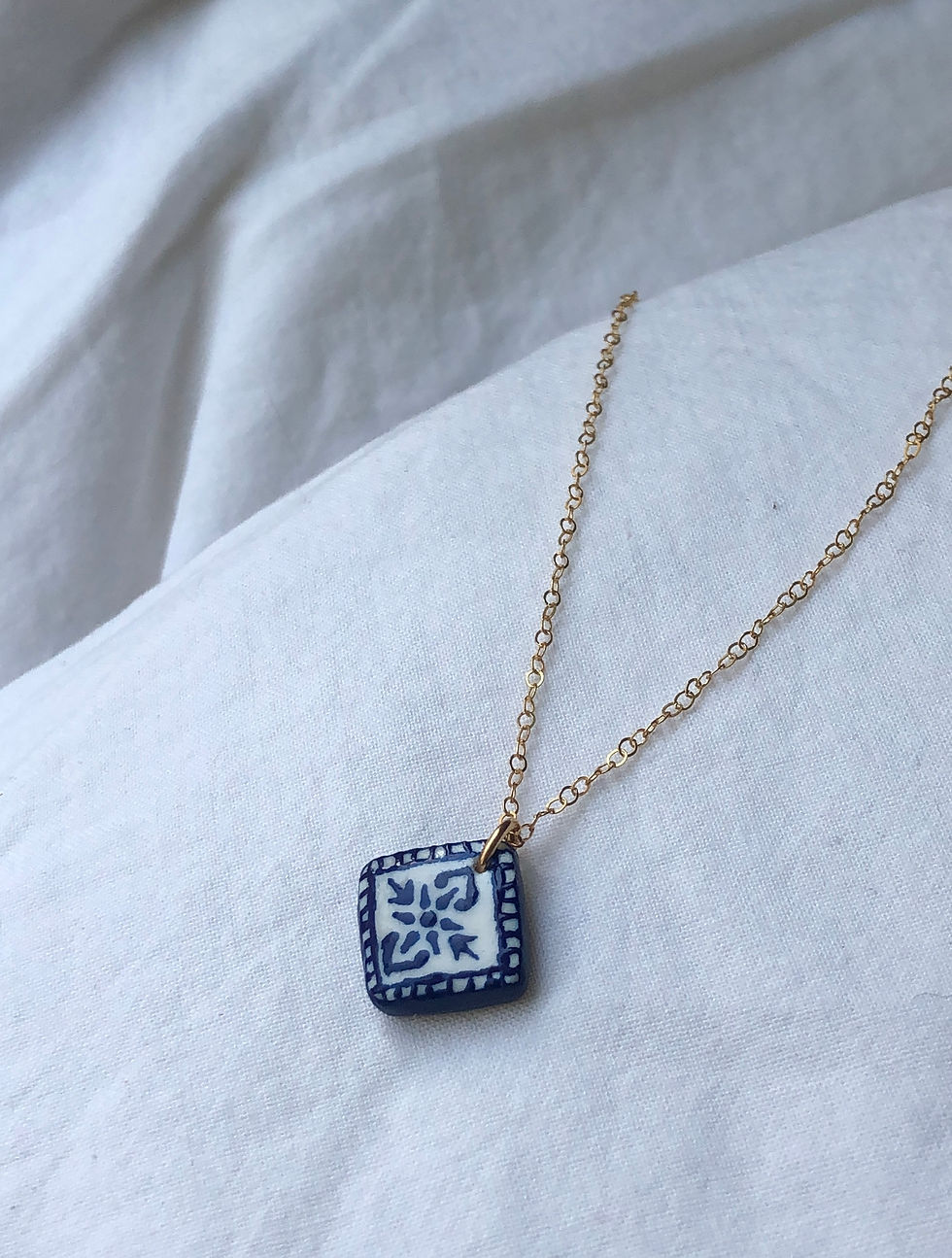 The Tile Pendant Necklace
