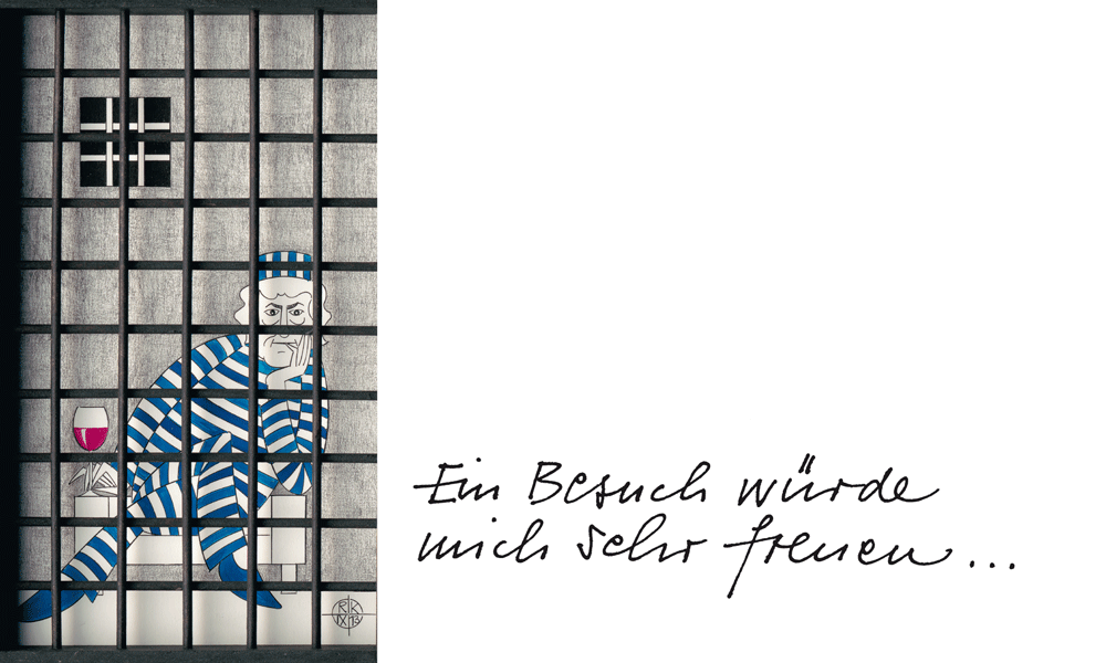 Galerie Gefängnis Le Carceri, Kaltern. Ausstellung ARTGERECHTER KERKER. Rainer Kainrath