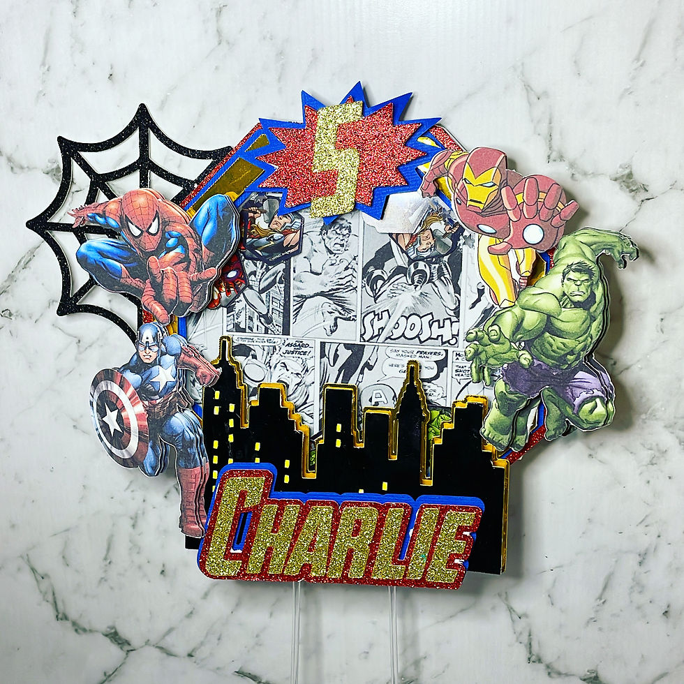 Thumbnail: Deluxe 3D Cake Toppers