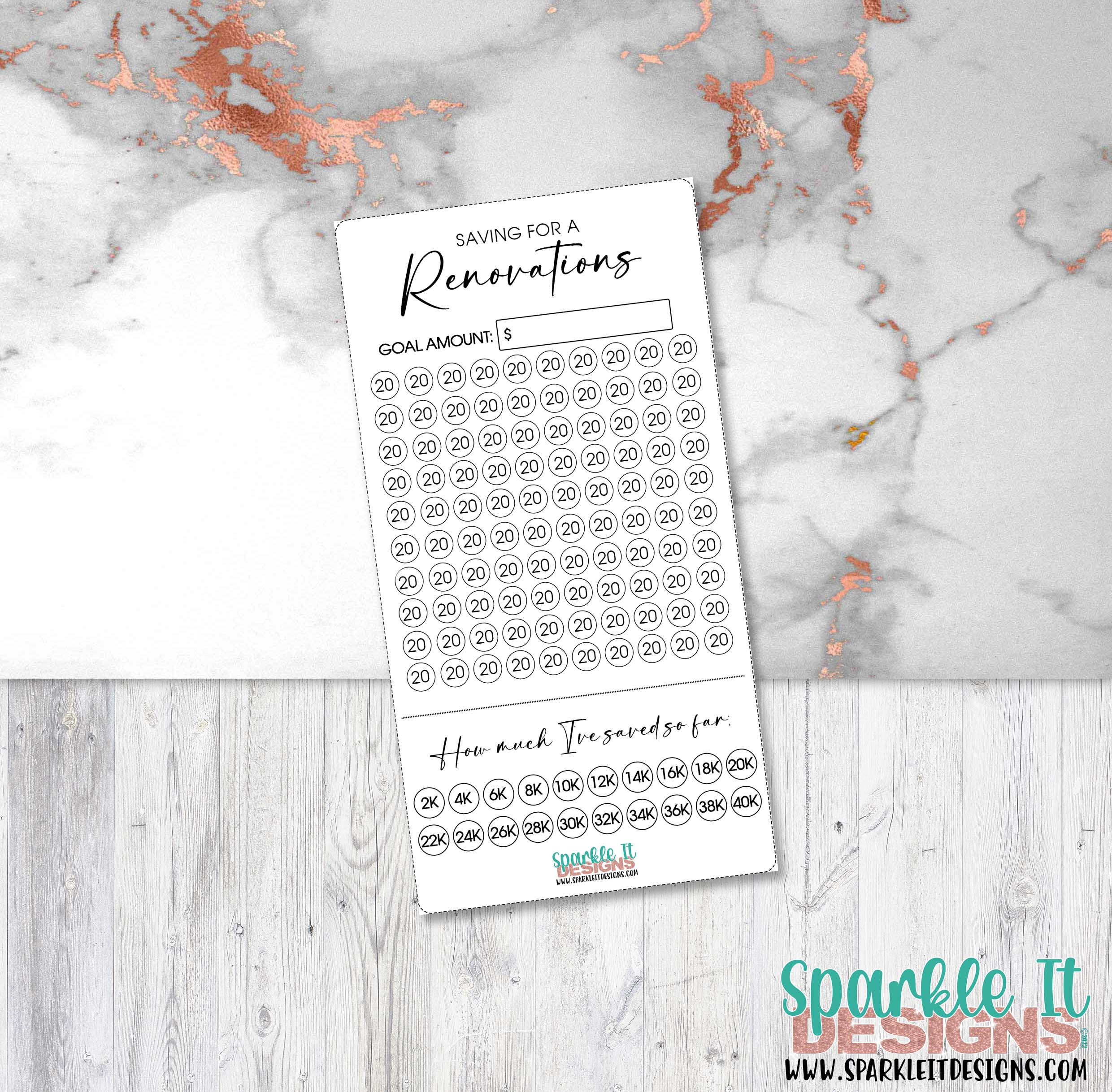 Renovations Savings Challenge